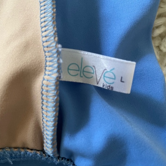 Élève kids large custom cap sleve high neck leotard - Picture 4 of 6